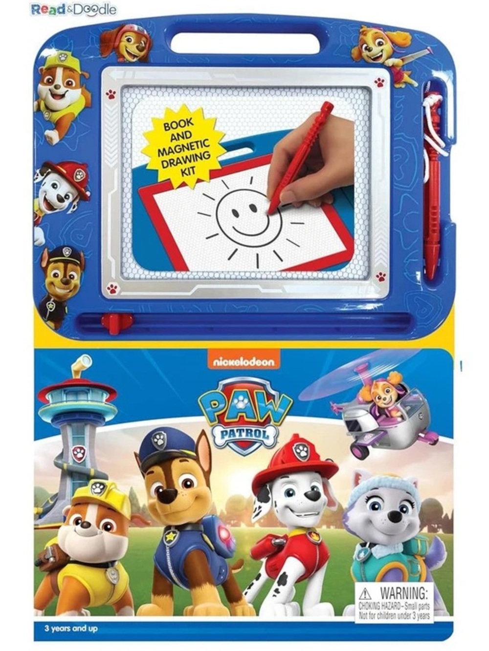Paw Patrol Read & Doodle Book and Magnetic Drawing Kit